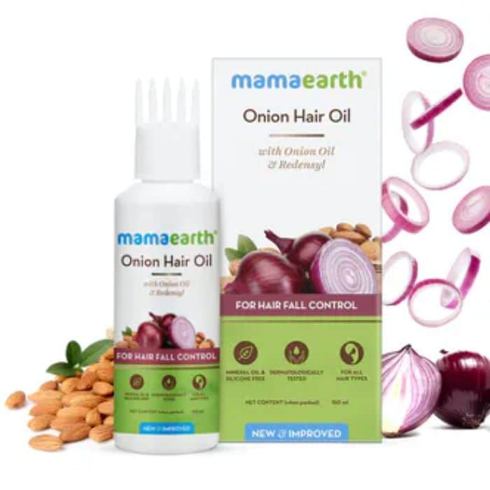 Onion Hair Oil - Mamaearth - Beauty Binge Onion Hair Oil - Mamaearth - Beauty Binge